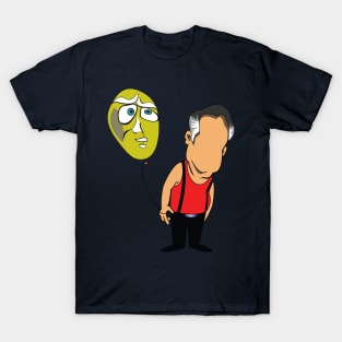 vintage. old man with a baloon. T-Shirt